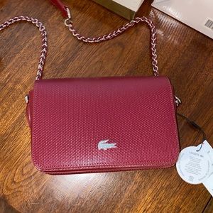 NWT Lacoste crossover bag